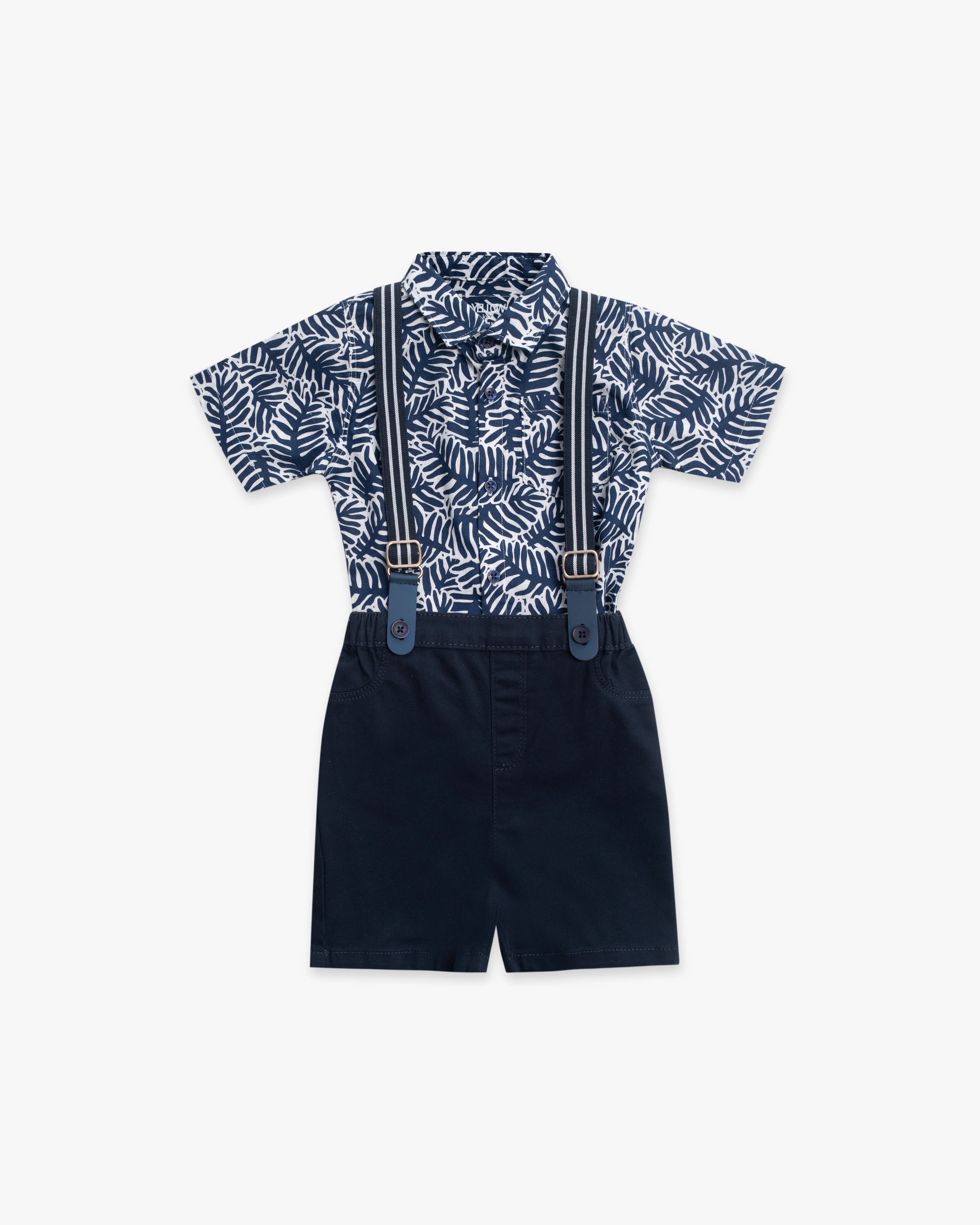 Newborn Boys' Suspenders Set